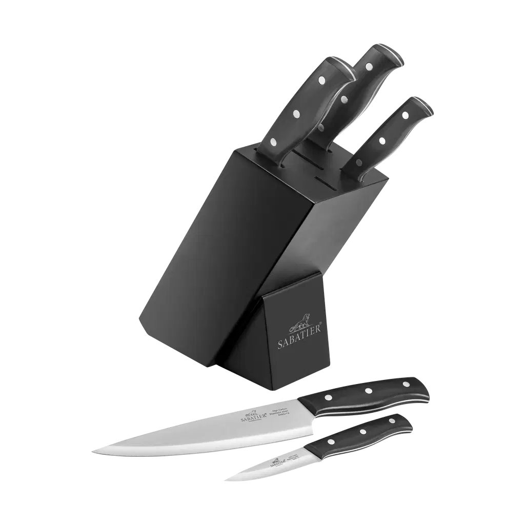 Lion Sabatier International Mon bloc Knivblok og knive 6 dele Sort